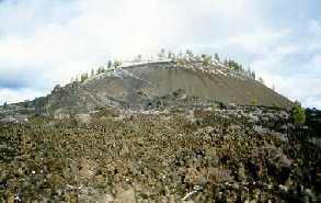 Lava Butte, in the Volcanic National Monument, south of Bend
